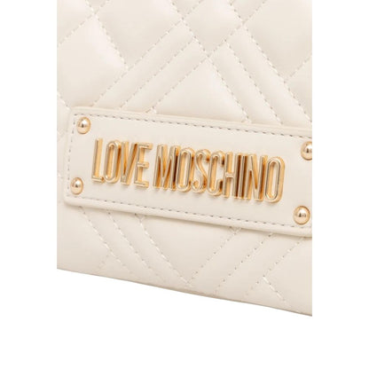 Love Moschino Beige Polyethylene Handbag