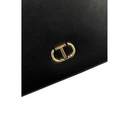 Twinset Black PU Women Shoulder Bag