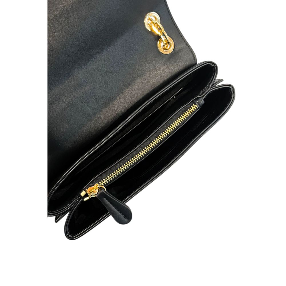 Twinset Black PU Women Crossbody Bag