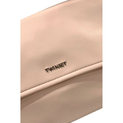 Twinset Pink PU Women Handbag