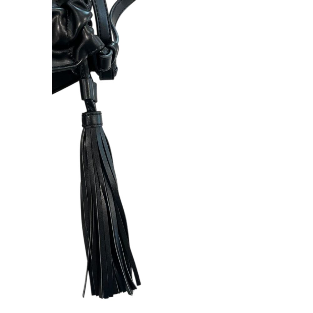 Twinset Black PU Women Shoulder Bag