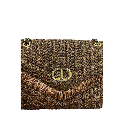 Twinset Brown Polypropylene Women Crossbody Bag