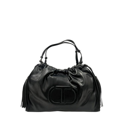 Twinset Black Polyethylene Clutch Bag