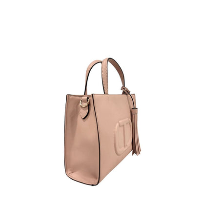 Twinset Pink PU Women Handbag