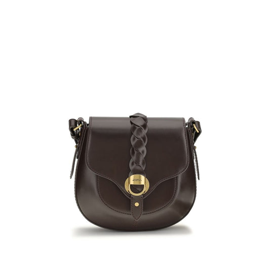 Isabel Marant Brown Calf Leather Bos Taurus Shoulder Bag