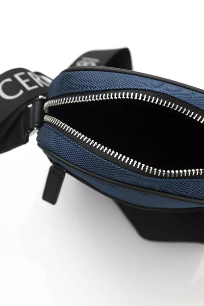 Cerruti 1881 Blue Leather Women Crossbody Bag