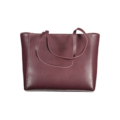 Mario Valentino Red Polyethylene Handbag