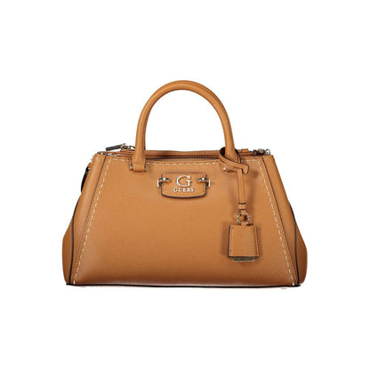 Guess Jeans Brown Polyethylene Handbag