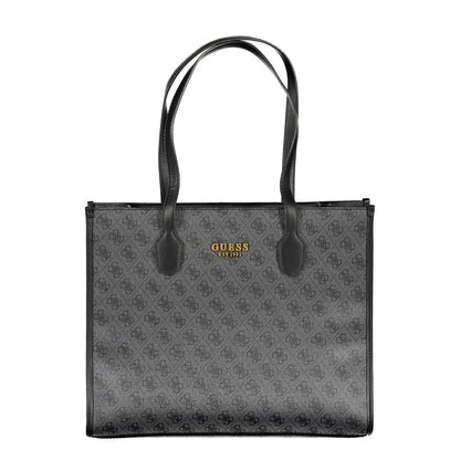 Guess Jeans Black Polyethylene Handbag