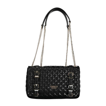 Guess Jeans Black Polyethylene Handbag