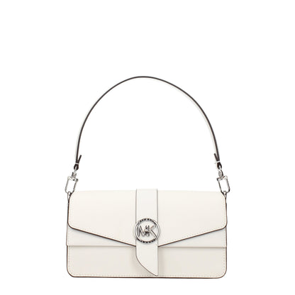 Michael Kors White Leather Handbags