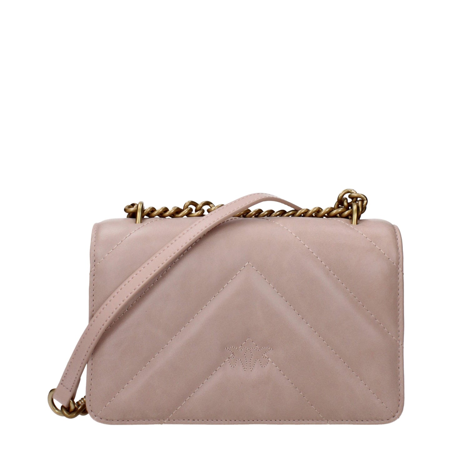 PINKO Pink Leather Crossbody Bags