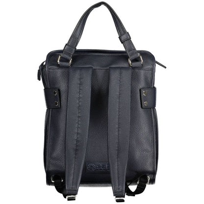 La Martina Blue Polyethylene Backpack