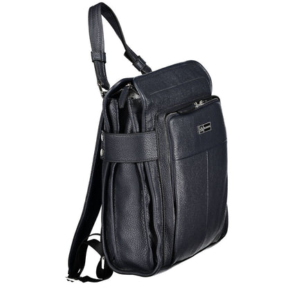 La Martina Blue Polyethylene Backpack