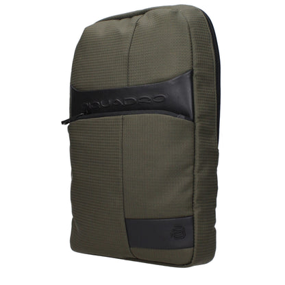 Piquadro Green Fabric Crossbody Bags
