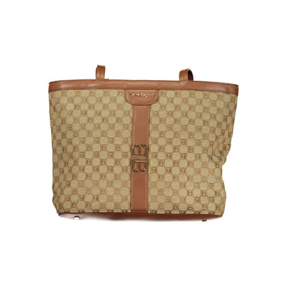 Laura Biagiotti Beige Polyester Handbag