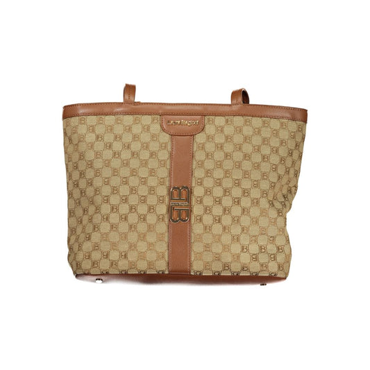 Laura Biagiotti Beige Polyester Handbag