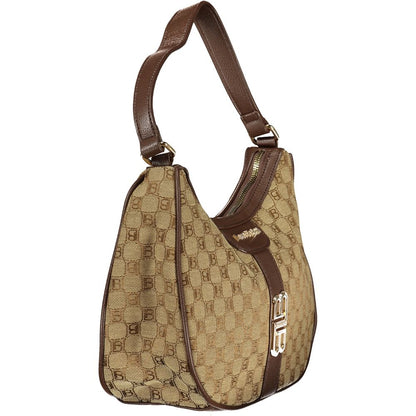 Laura Biagiotti Beige Polyester Handbag