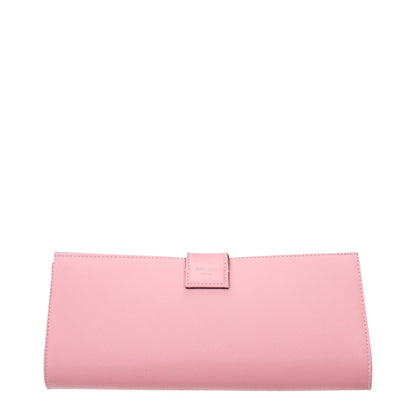 Jimmy Choo Pink Satin Clutch Bags
