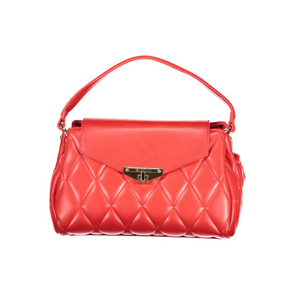Mario Valentino Red Polyethylene Handbag