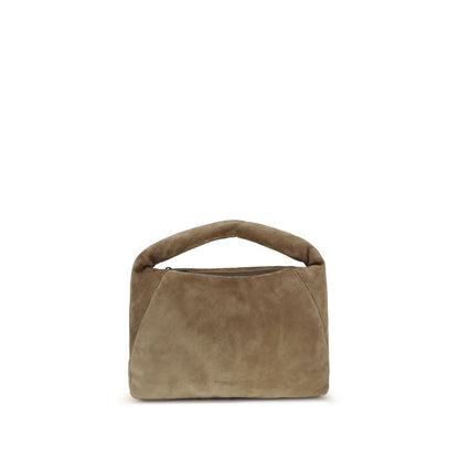 Brunello Cucinelli Beige Calf Leather Bos Taurus Handbag