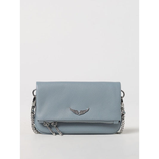 Zadig & Voltaire Blue Leather Clutch Bag