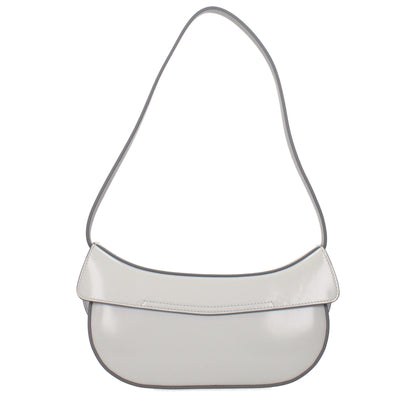 Marni Gray Leather Shoulder Bag