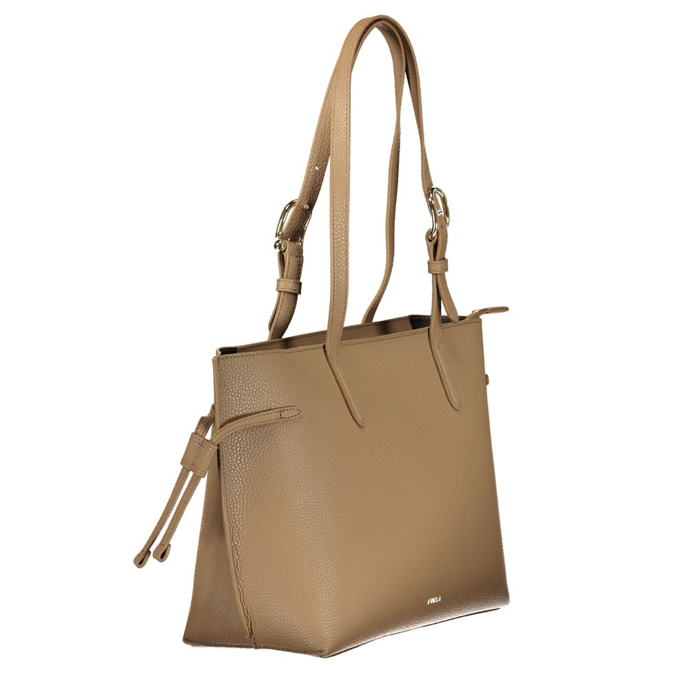 Furla Brown Leather Handbag