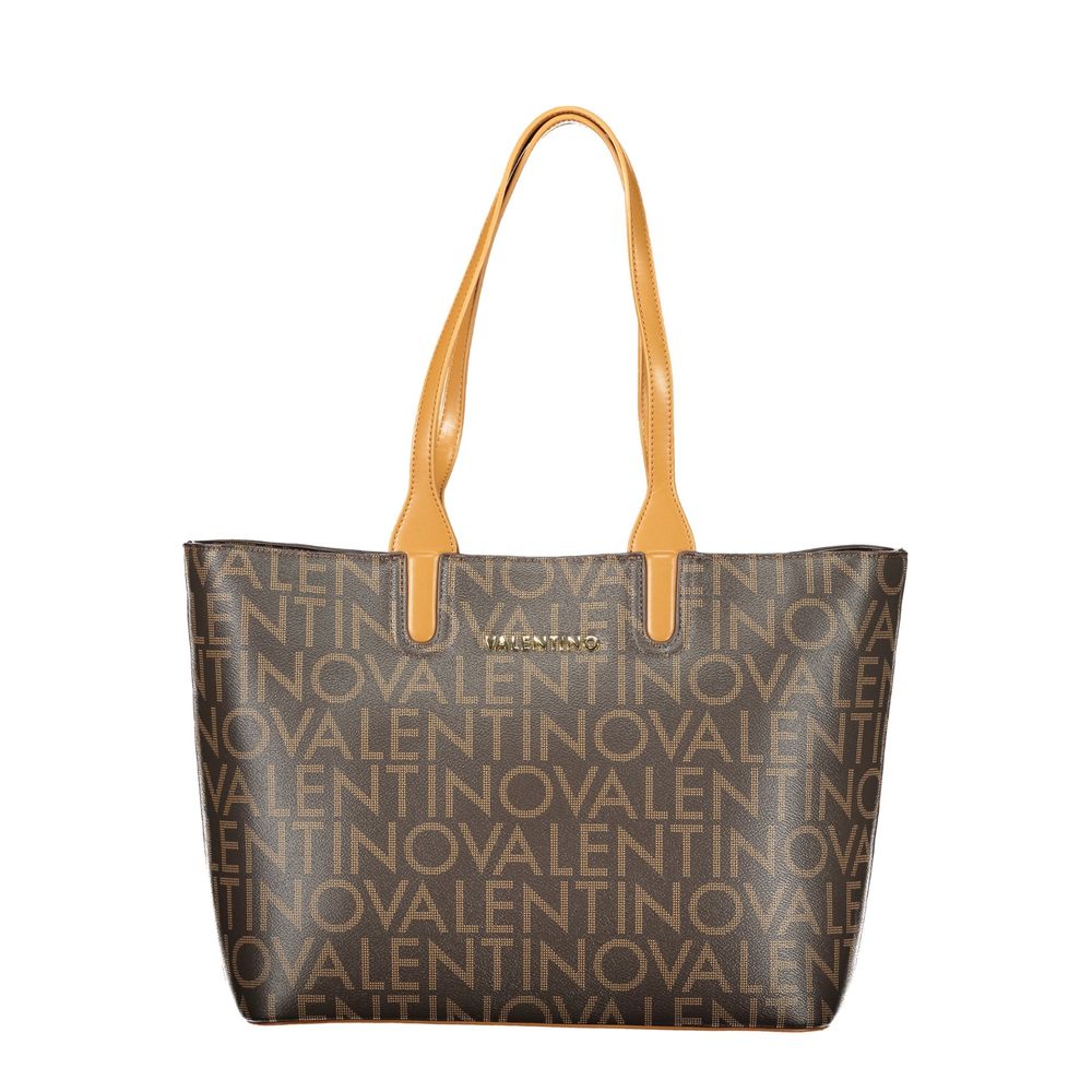 Mario Valentino Brown Polyethylene Handbag