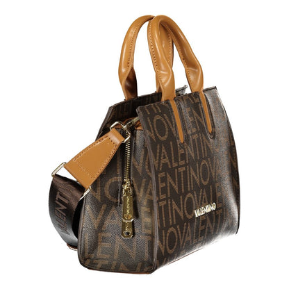 Mario Valentino Brown Polyethylene Handbag